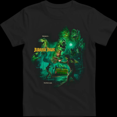 Createyou Jurasic Parks - Férfi - Fekete - 2XL