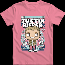 Createyou Justin Bieber - Férfi - Pink - 2XL