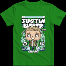 Createyou Justin Bieber - Férfi - Zöld - 3XL