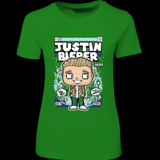 Createyou Justin Bieber - Női - Zöld - L