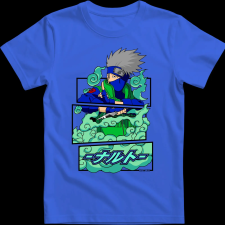 Createyou Kakashi Hatake - Gyermek - Királykék - L gyerek póló