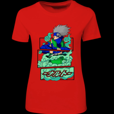 Createyou Kakashi Hatake - Női - Piros - XL női póló
