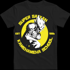 Createyou Kame Hame Ha - Férfi - Fekete - 2XL férfi póló