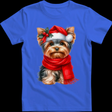 Createyou Karácsonyi Yorki - Gyermek - Királykék - M