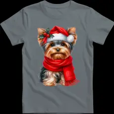 Createyou Karácsonyi Yorki - Gyermek - Szürke - M