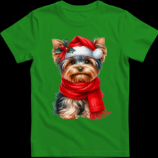 Createyou Karácsonyi Yorki - Gyermek - Zöld - XL