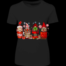 Createyou Kari manók bögrékben - Női - Fekete - 2XL