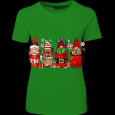 Createyou Kari manók bögrékben - Női - Zöld - 2XL