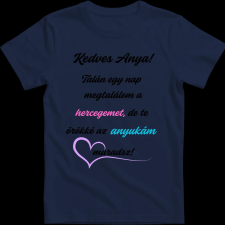Createyou Kedves Anya - Férfi , Sötétkék , XL férfi póló