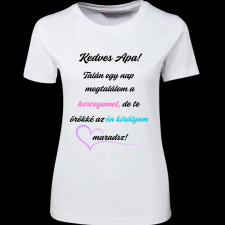 Createyou Kedves Apa! - Női - Fehér - XL női póló