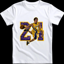 Createyou Kobe Dunk - Gyermek - Fehér - L gyerek póló