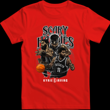 Createyou Kyrie Irving - Gyermek - Piros - M gyerek póló