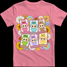 Createyou Labubu, 6 db - Férfi - Pink - 2XL férfi póló