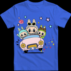 Createyou Labubu, autóval - Gyermek - Királykék - XS