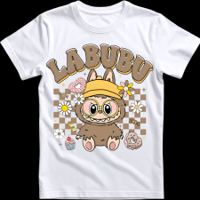 Createyou Labubu, barna - Férfi - Fehér - 3XL férfi póló