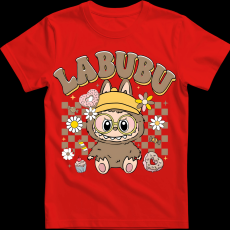 Createyou Labubu, barna - Férfi - Piros - 2XL