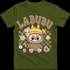 Createyou Labubu, barna - Férfi - Sötétzöld - XL
