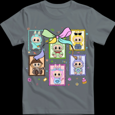 Createyou Labubu, bélyeg - Férfi - Szürke - L