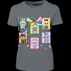 Createyou Labubu, bélyeg - Női - Szürke - XL