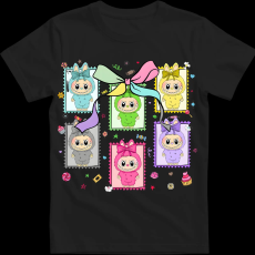 Createyou Labubu, bélyegek - Férfi - Fekete - L