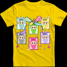 Createyou Labubu, bélyegek - Férfi - Sárga - S