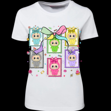 Createyou Labubu, bélyegek - Női - Fehér - M női póló