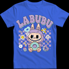 Createyou Labubu és a fánk, lila - Férfi - Királykék - L