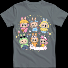 Createyou Labubu, hatan vannak - Férfi - Szürke - XL