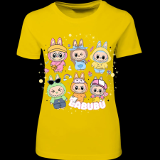 Createyou Labubu, hatan vannak - Női - Sárga - M női póló