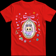 Createyou Labubu kép - Gyermek - Piros - XL