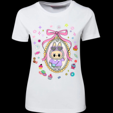 Createyou Labubu kép - Női - Fehér - L női póló