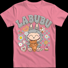 Createyou Labubu macival, szürke - Férfi - Pink - 3XL