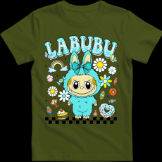 Createyou Labubu, menta - Férfi - Sötétzöld - 2XL