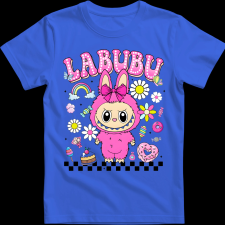 Createyou Labubu, pink - Gyermek - Királykék - L gyerek póló