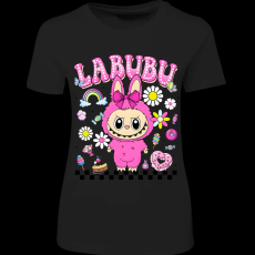 Createyou Labubu, pink - Női - Fekete - M