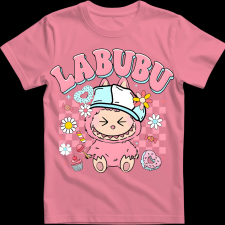 Createyou Labubu, rózsaszín - Férfi - Pink - 3XL férfi póló