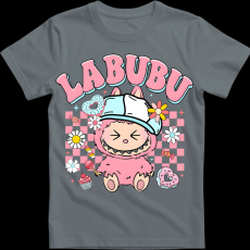 Createyou Labubu, rózsaszín - Gyermek - Szürke - XL