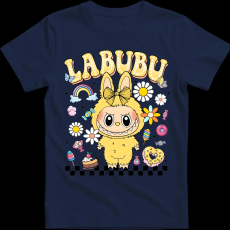 Createyou Labubu, sárgában - Férfi - Sötétkék - 2XL