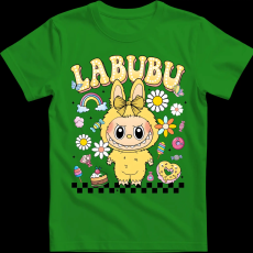 Createyou Labubu, sárgában - Gyermek - Zöld - S