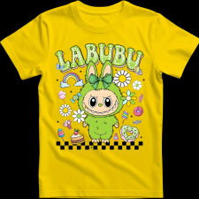 Createyou Labubu, zöld - Férfi - Sárga - S férfi póló