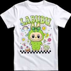 Createyou Labubu, zöld - Gyermek - Piros - XL