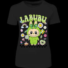 Createyou Labubu, zöld - Női - Fekete - L