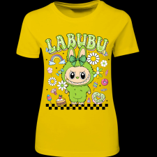 Createyou Labubu, zöld - Női - Sárga - XL női póló