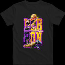 Createyou Lebron - Gyermek - Fekete - XL gyerek póló