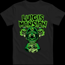 Createyou Luigi's Mansion 2 - Férfi - Fekete - 2XL