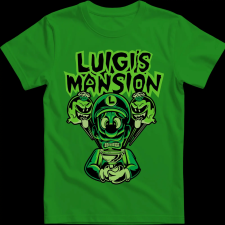 Createyou Luigi's Mansion 2 - Férfi - Zöld - 2XL férfi póló