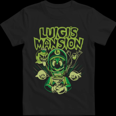 Createyou Luigi's Mansion - Férfi - Fekete - XL