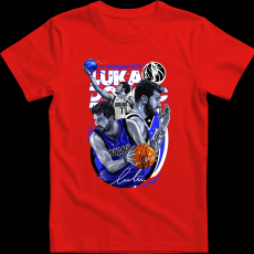 Createyou Luka Doncic - Férfi - Piros - XL