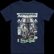 Createyou Mandalorian - Férfi - Sötétkék - 2XL férfi póló