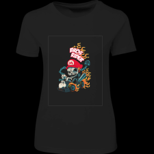 Createyou Mario Bros Rider - Női - Fekete - M női póló